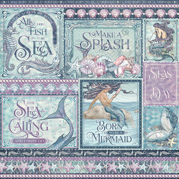 Seas the Day 12x12 Single Sheet