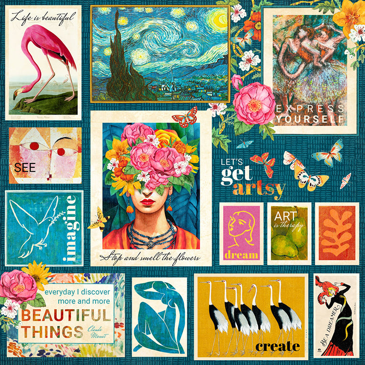 Let’s Get Artsy 12x12 Single Sheet