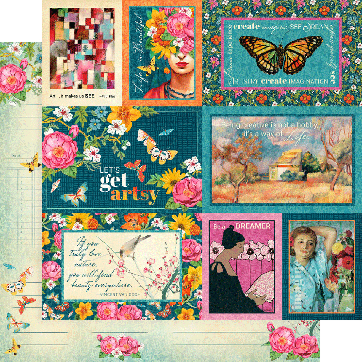 Let's Get Artsy 8x8 Pack