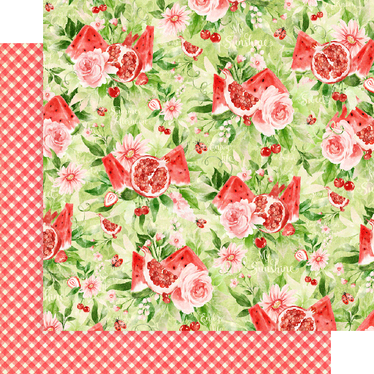 Good Old Summertime 12x12 Single Sheet