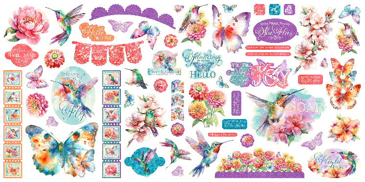 Flight of Fancy Ephemera Set