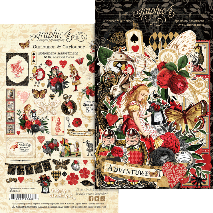 Curiouser & Curiouser Ephemera Set