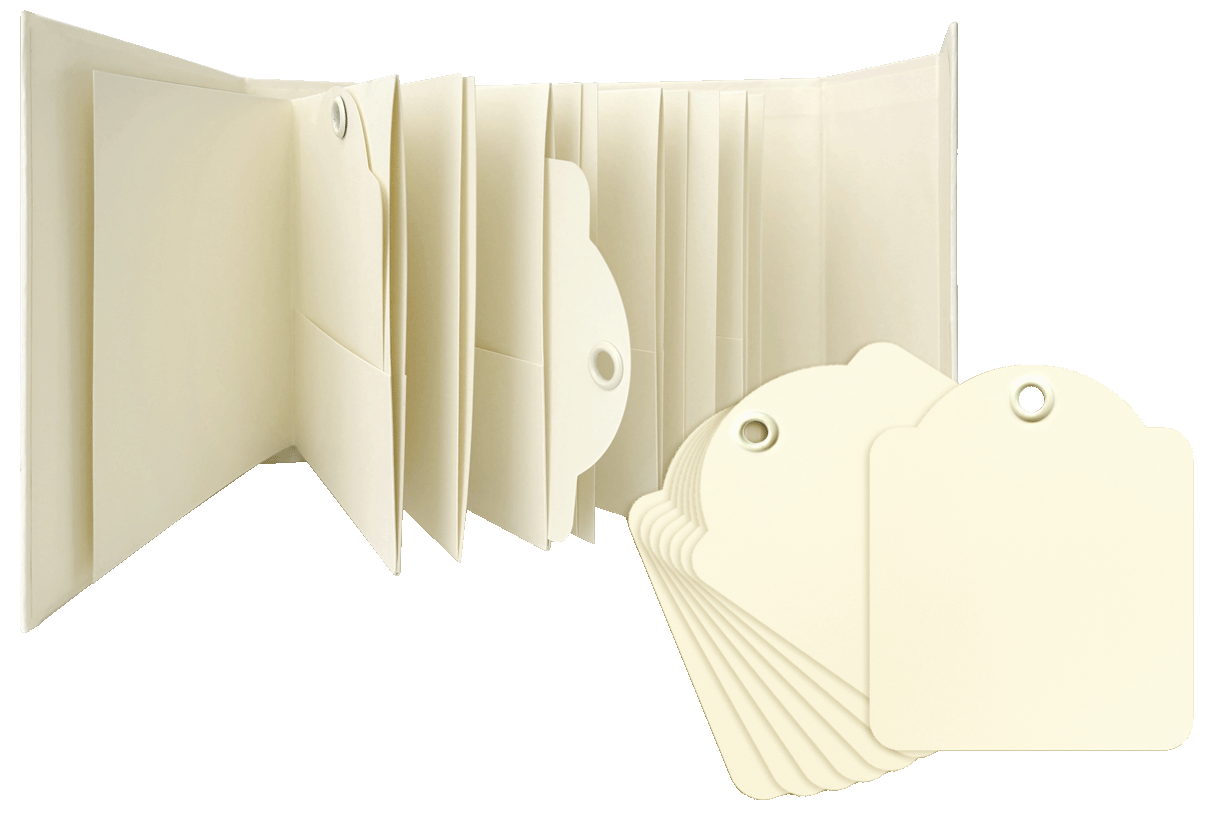 Square Tag & Pocket Wrap-Around Album
