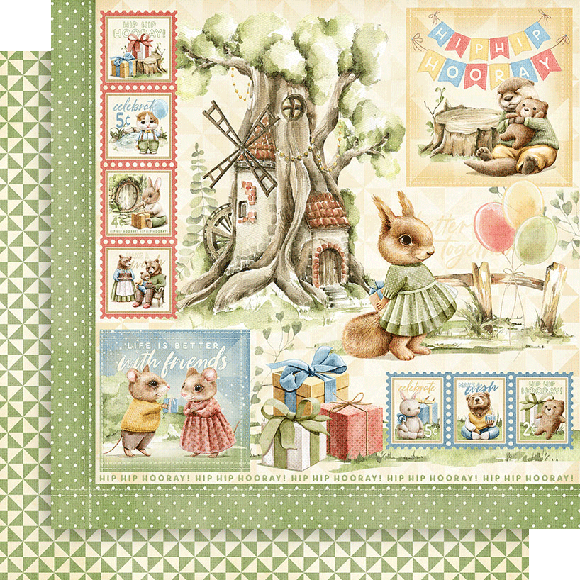 Hip Hip Hooray 8x8 Pack