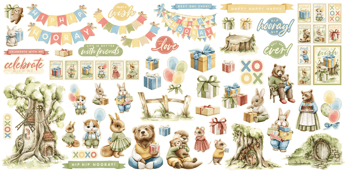 Hip Hip Hooray Ephemera Set