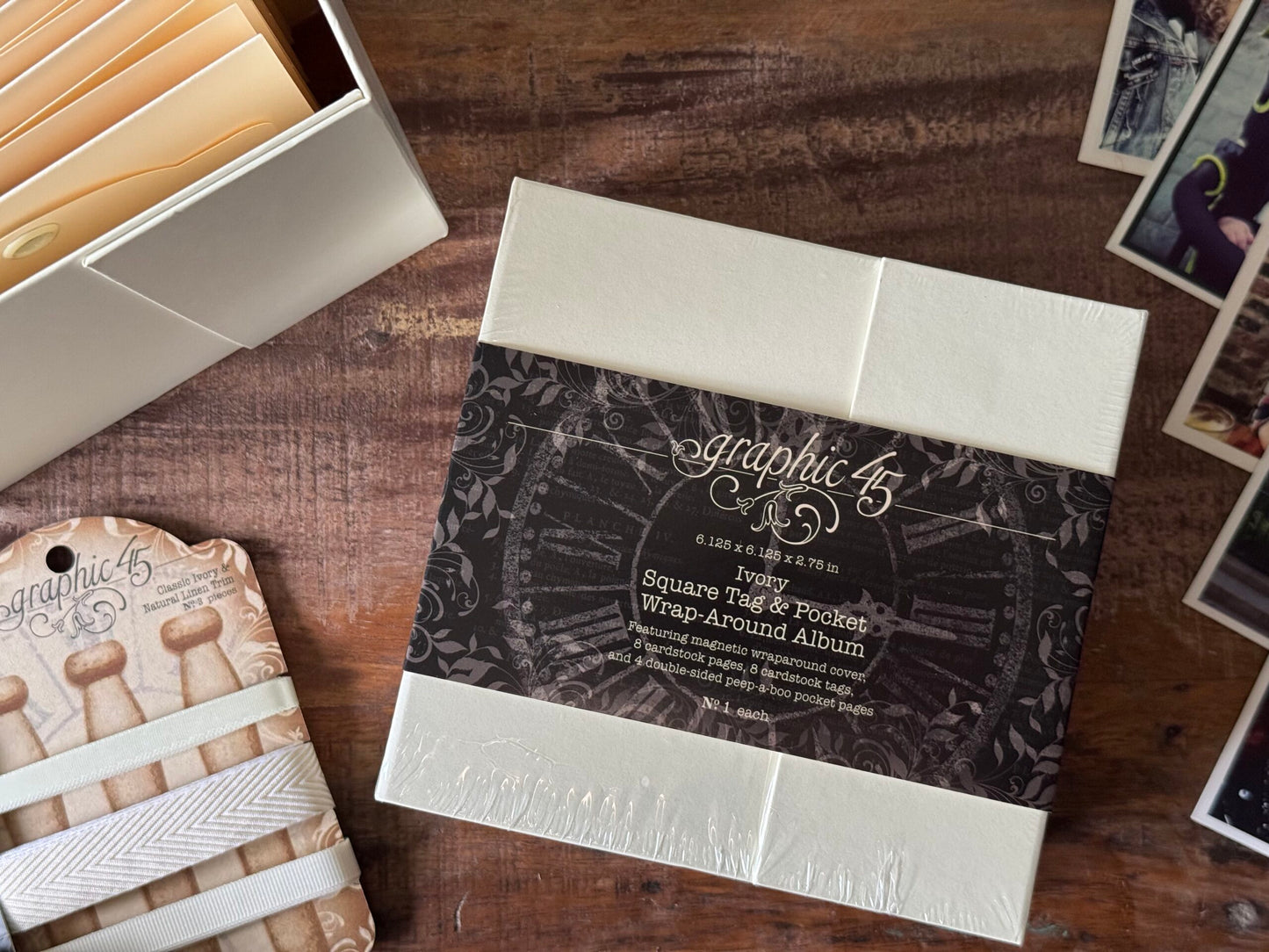Square Tag & Pocket Wrap-Around Album