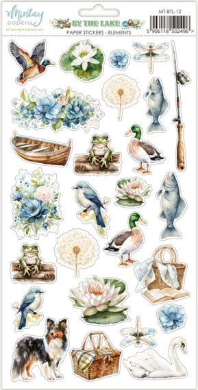 By The Lake Sticker Sheet - Elements