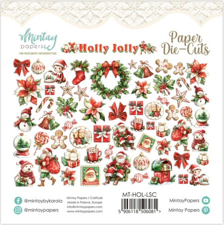 Holly Jolly Paper Die Cuts