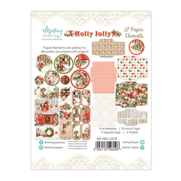 Holly Jolly Paper Elements