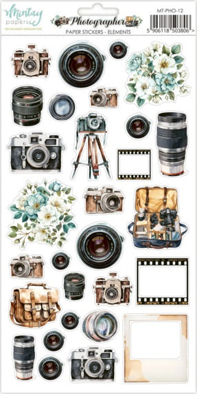 Photographer Sticker Sheet - Elements