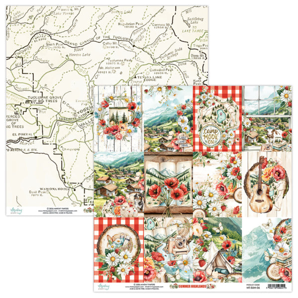 Summer Highlands 12”x12” Paper Set