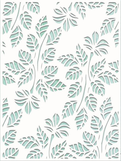 Leaves 6"x8" Stencil