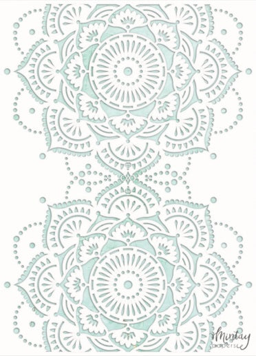 Mandala 6"x8" Stencil