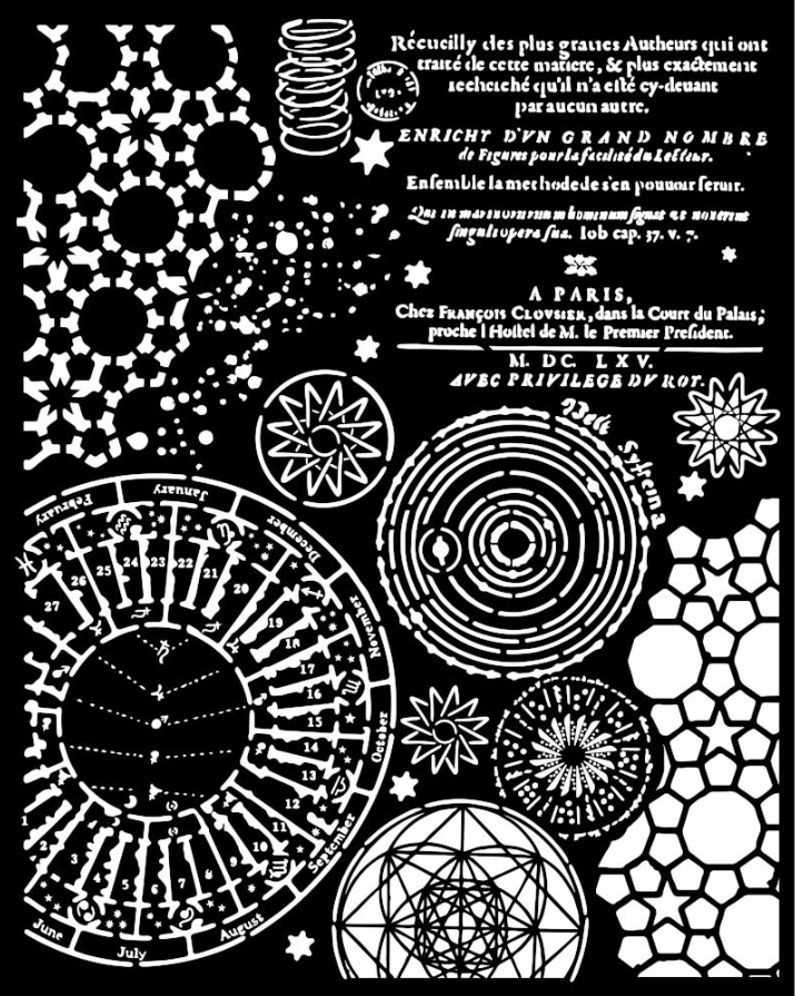 Macrocosm 20cmx25cm Stencil