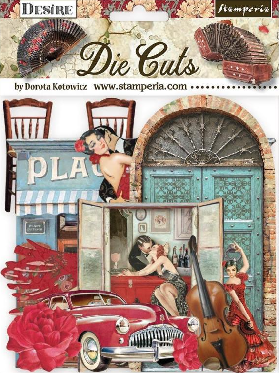 Desire Cardboard Die-Cuts