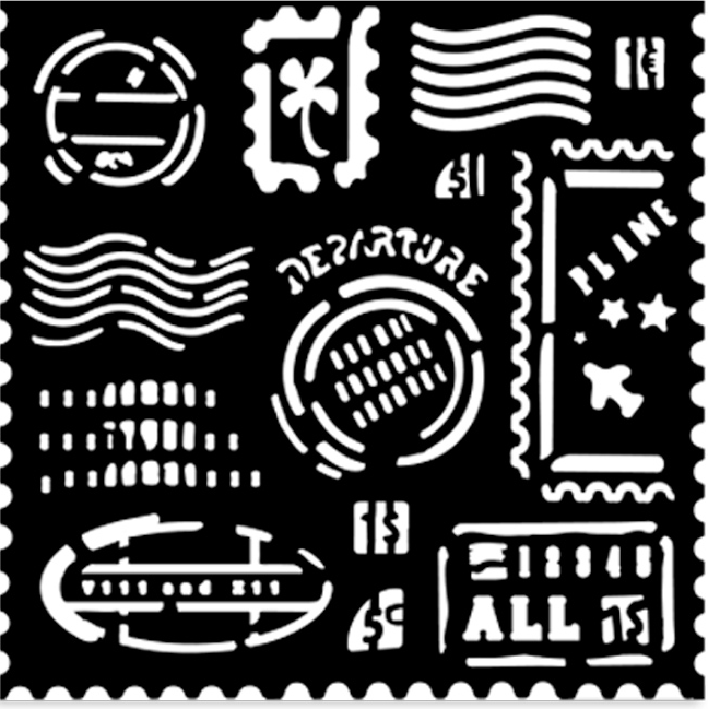 Stamps 12cmx12cm Stencil