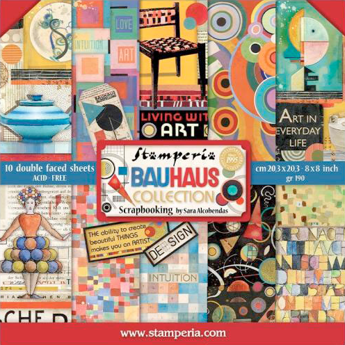 Bauhaus 8"x8" Scrapbooking Pad