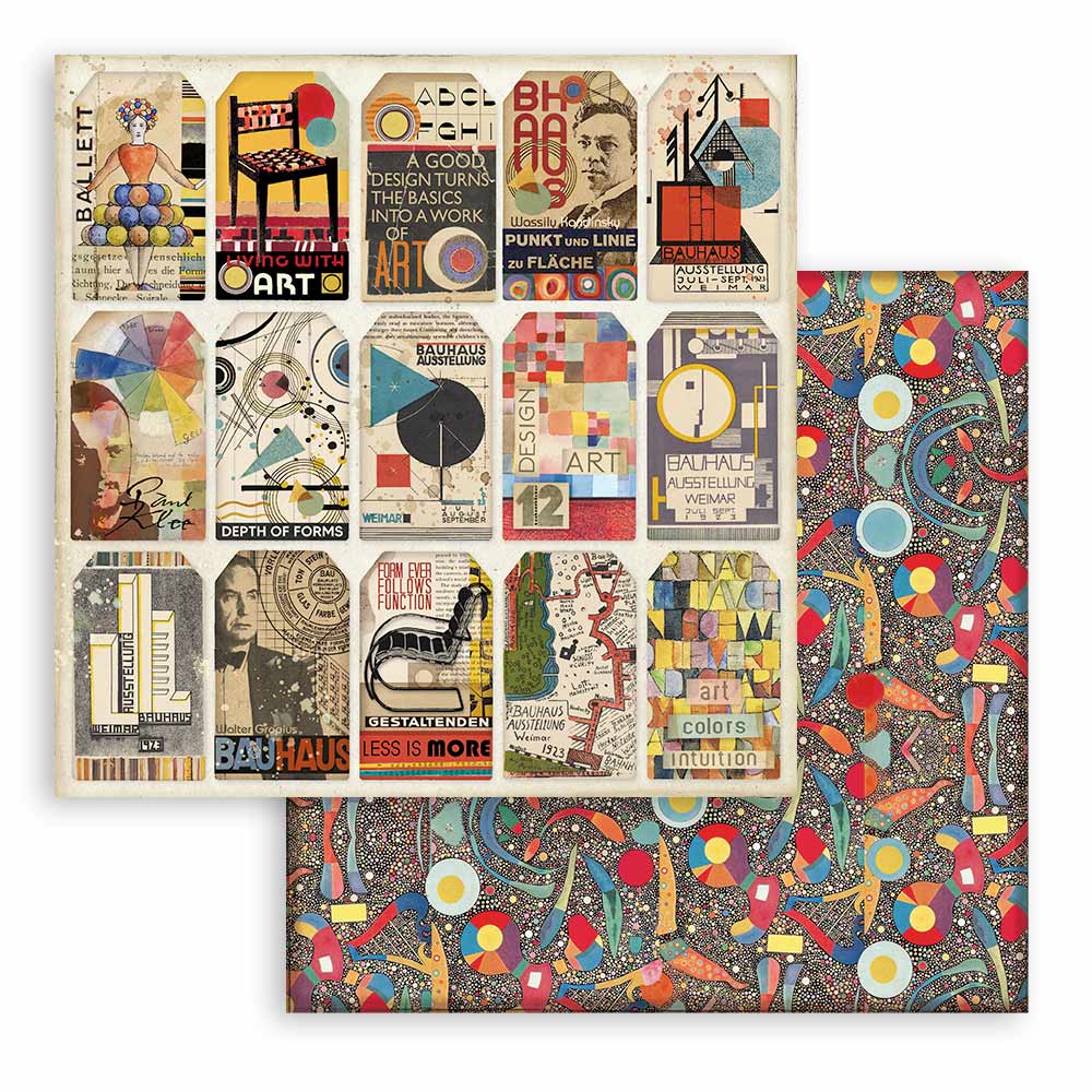 Bauhaus 8"x8" Scrapbooking Pad