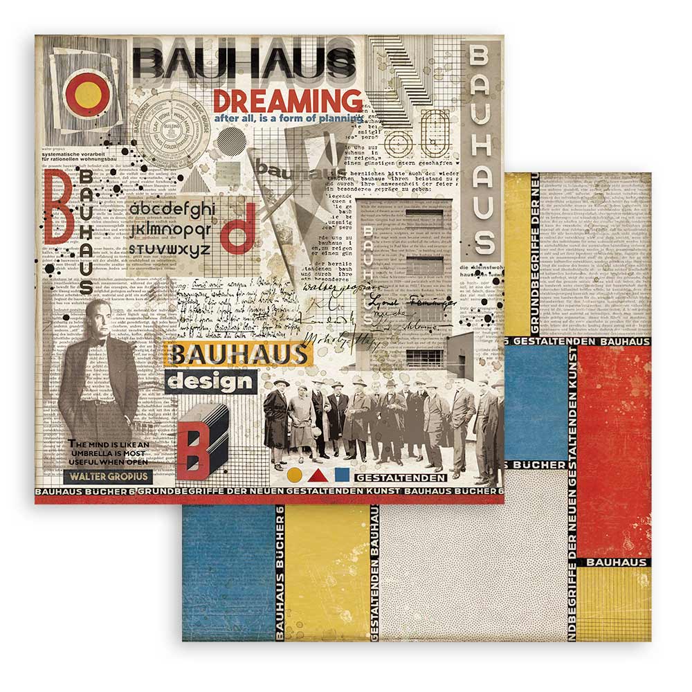 Bauhaus 8"x8" Scrapbooking Pad