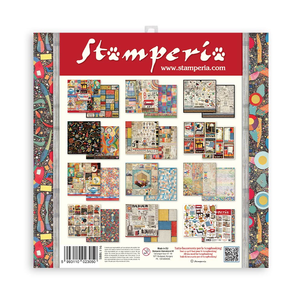 Bauhaus 8"x8" Scrapbooking Pad