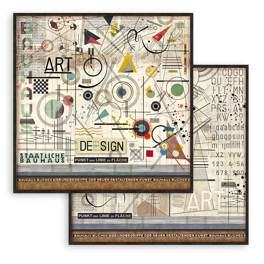 Bauhaus 8"x8" Scrapbooking Pad