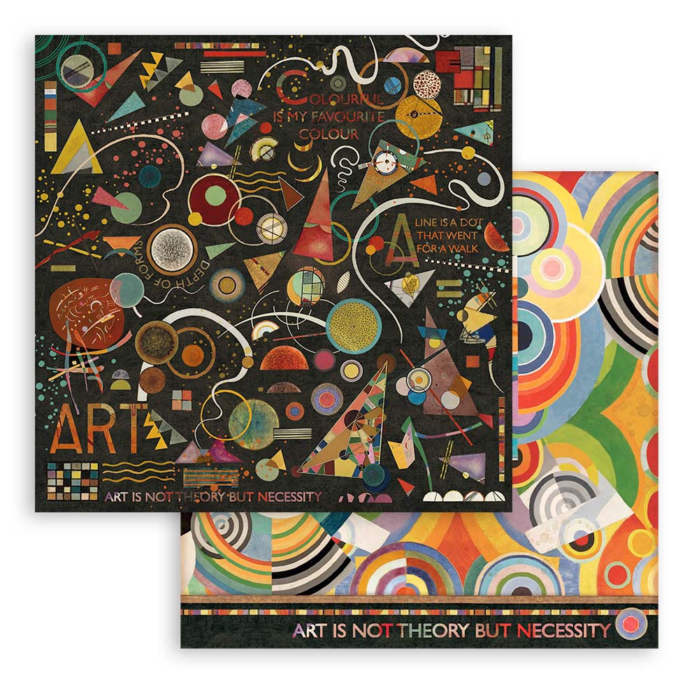 Bauhaus 8"x8" Scrapbooking Pad