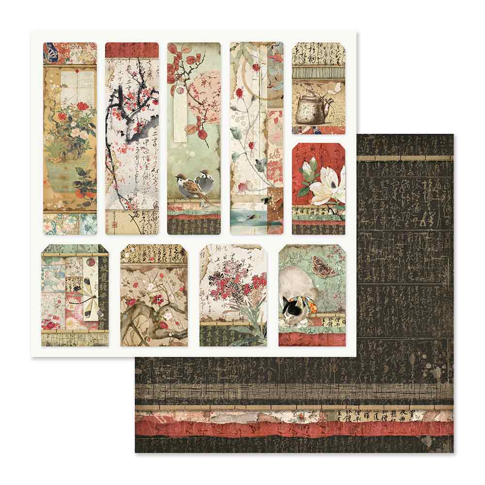 Oriental Garden 12"x12" Scrapbooking Pad