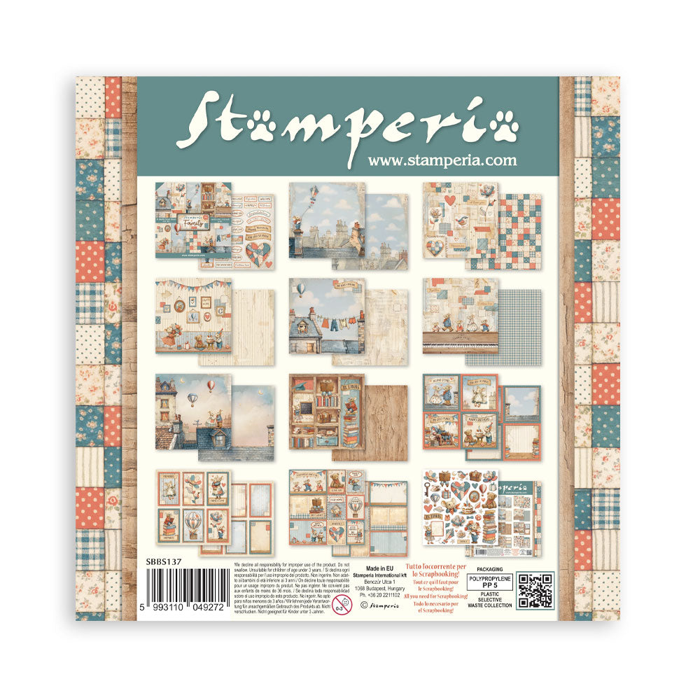 Family 8"x8" Scrapbooking Pad