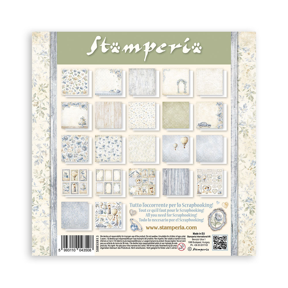 Timeless 8"x8" Single Faced Maxi Scrapbooking Pad