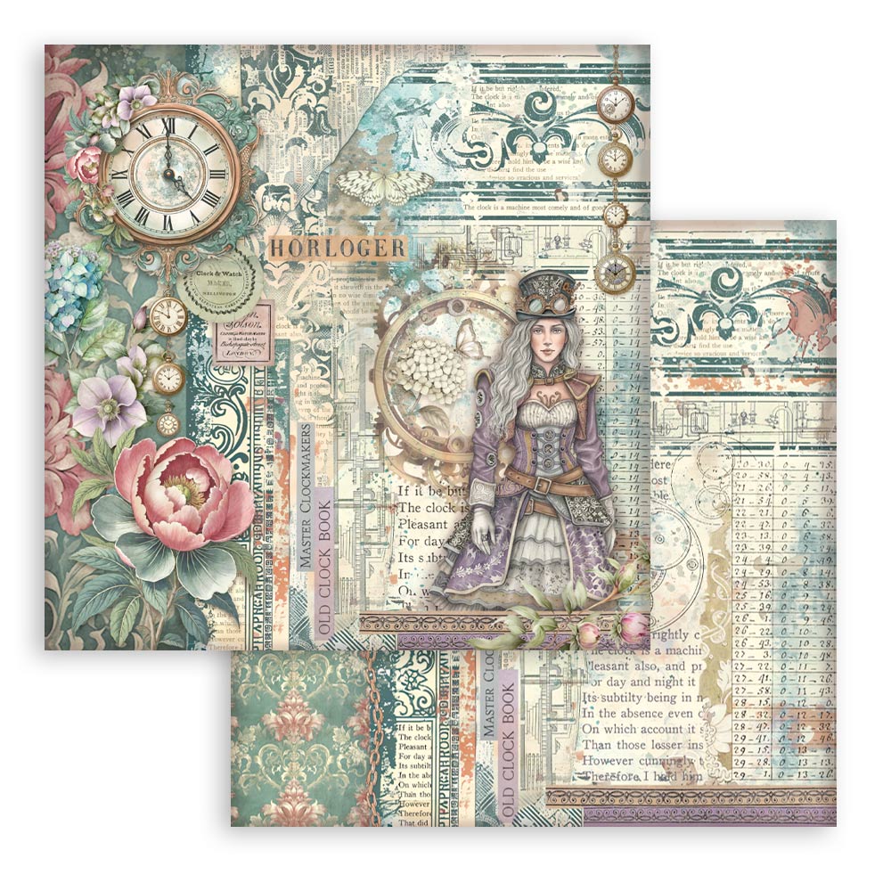 Gardens of Time 12"x12" Scrapbooking Pad