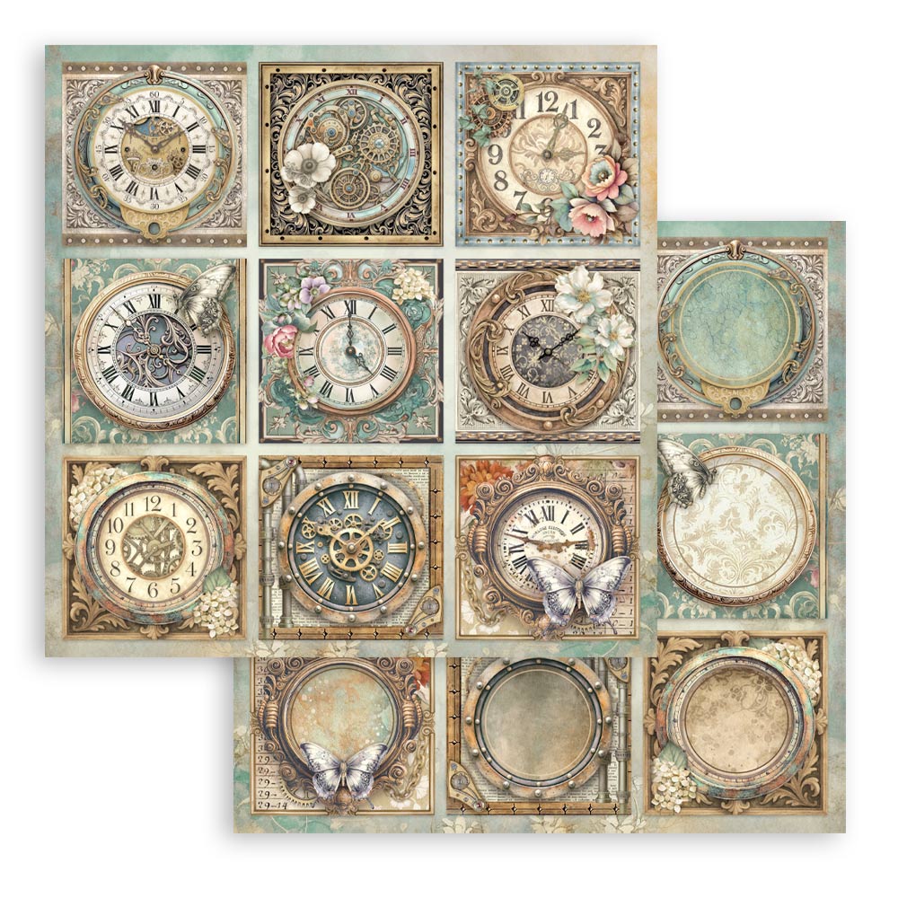 Gardens of Time 12"x12" Scrapbooking Pad