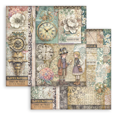 Gardens of Time 12"x12" Scrapbooking Pad