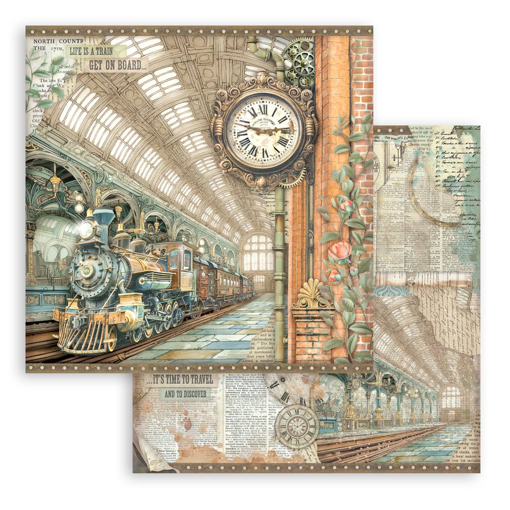 Gardens of Time 12"x12" Scrapbooking Pad