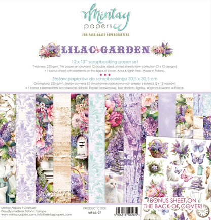 Lilac Garden 12”x12” Paper Set