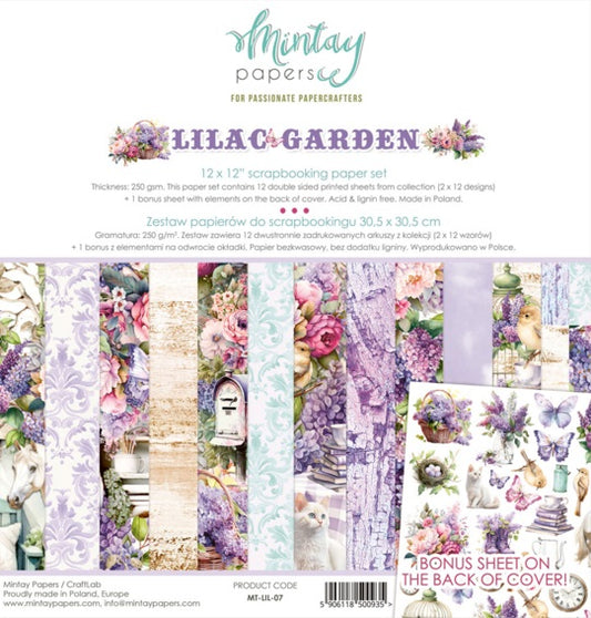 Lilac Garden 12”x12” Paper Set