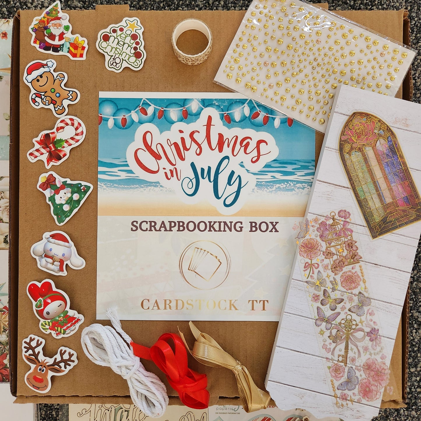 Christmas in July Scrapbooking Box