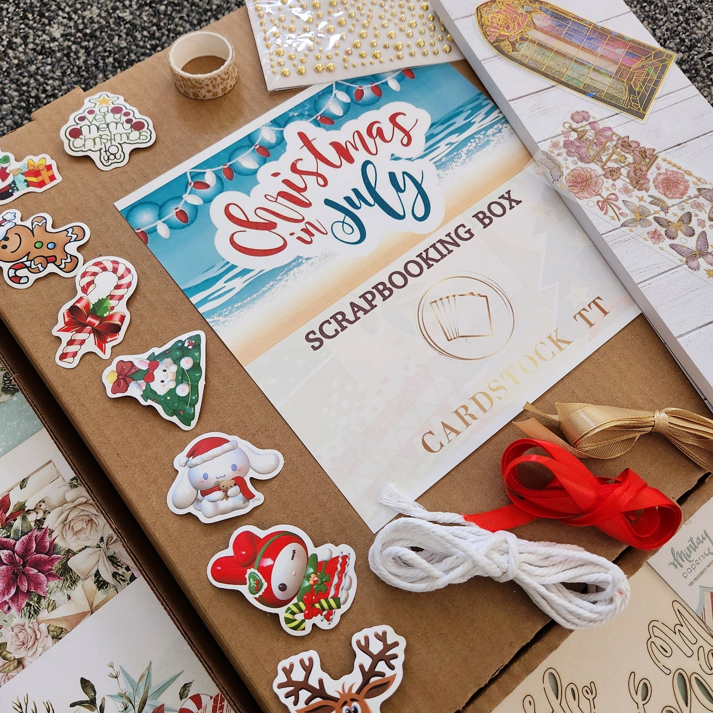 Christmas in July Scrapbooking Box