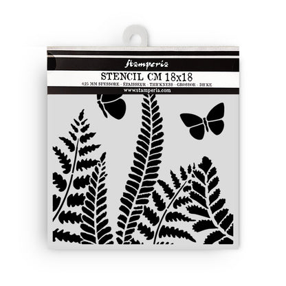 Daisy Art Fern 18cmx18cm Stencil