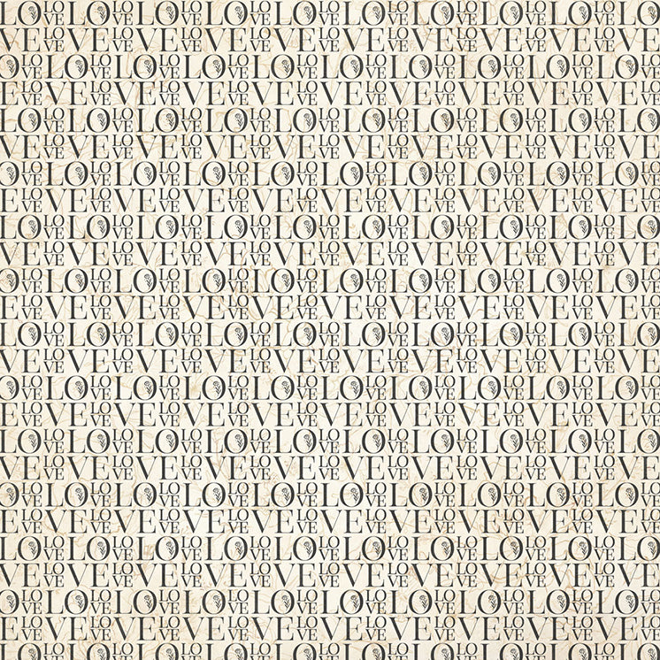 Romantic Reverie Romantic Reverie 12x12 Single Sheet – Cardstock TT