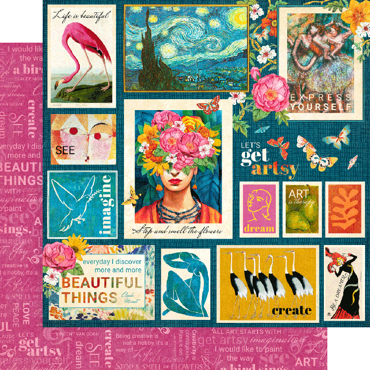 Let's Get Artsy 8x8 Pack