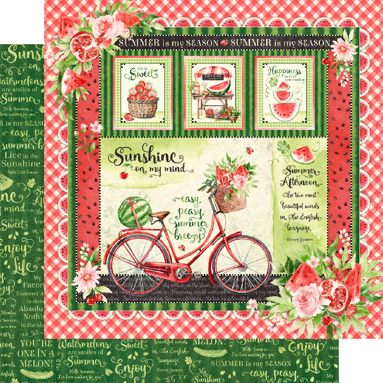 Sunshine on My Mind 12x12 Single Sheet