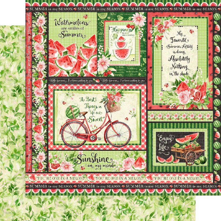 Enjoy the Ride 12x12 Single Sheet