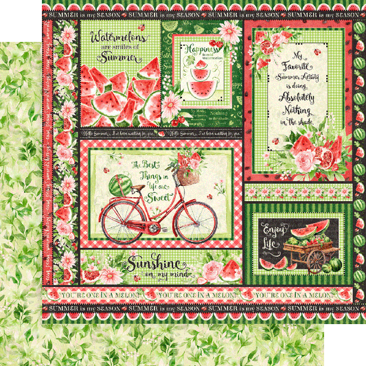 Enjoy the Ride 12x12 Single Sheet
