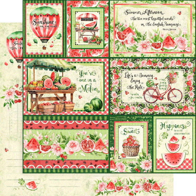 Easy, Peasy, Summer Breezy 12x12 Single Sheet