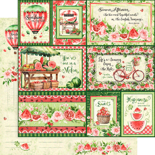Easy, Peasy, Summer Breezy 12x12 Single Sheet