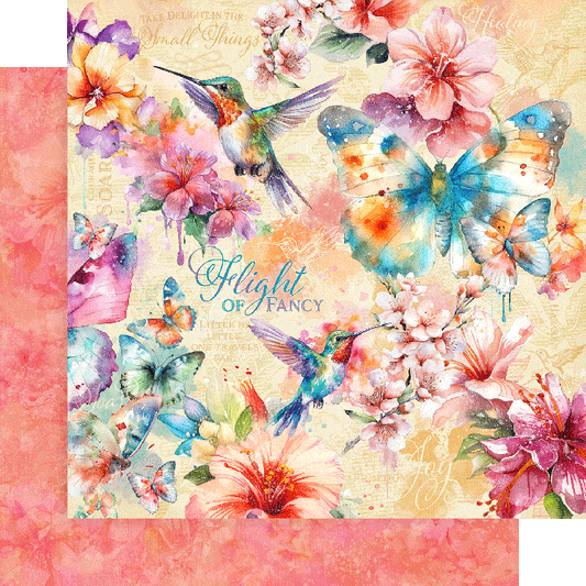 Flight of Fancy 12x12 Single Sheet