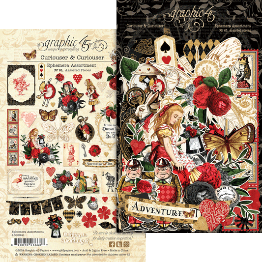 Curiouser & Curiouser Ephemera Set