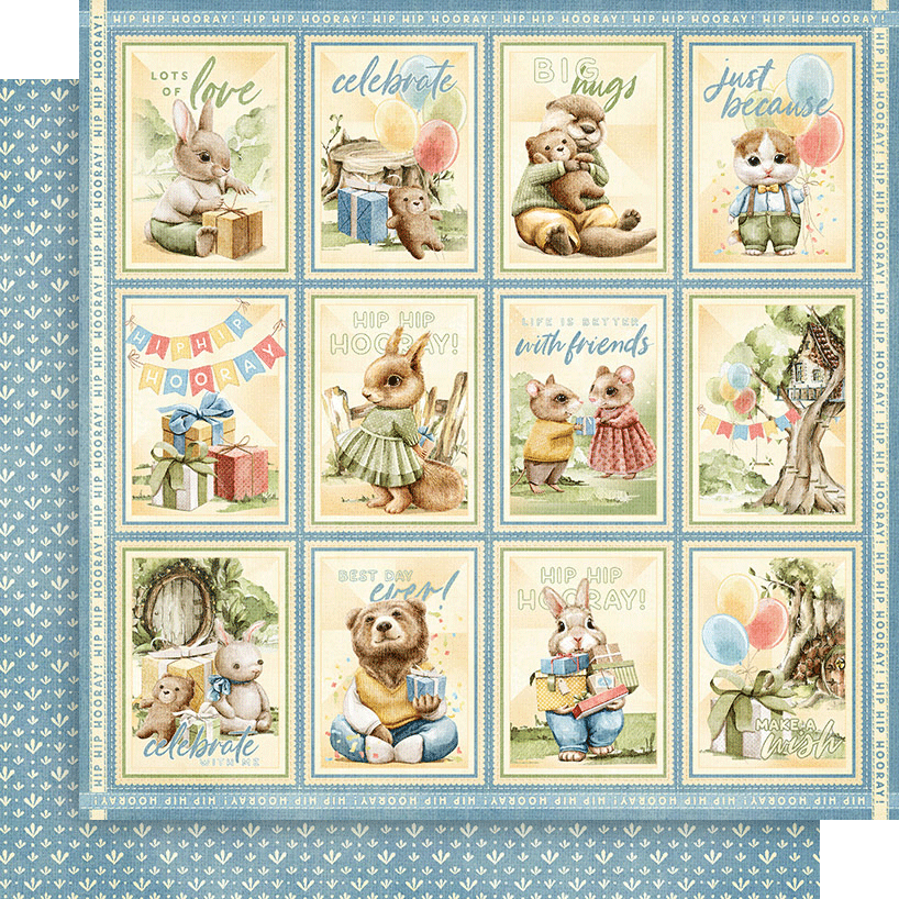 Hip Hip Hooray 8x8 Pack