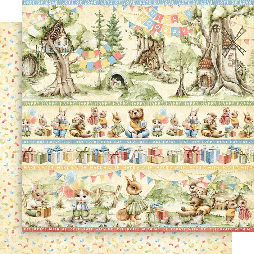Hip Hip Hooray 8x8 Pack