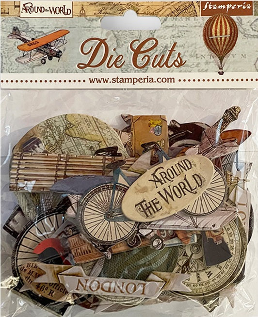 Around the World Cardboard Die-Cuts